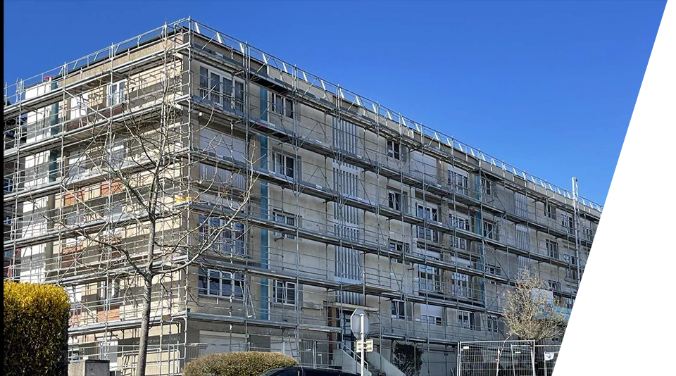 Ravalement de façade réalisée par AS Bâtiment, peintre en bâtiment Rouen